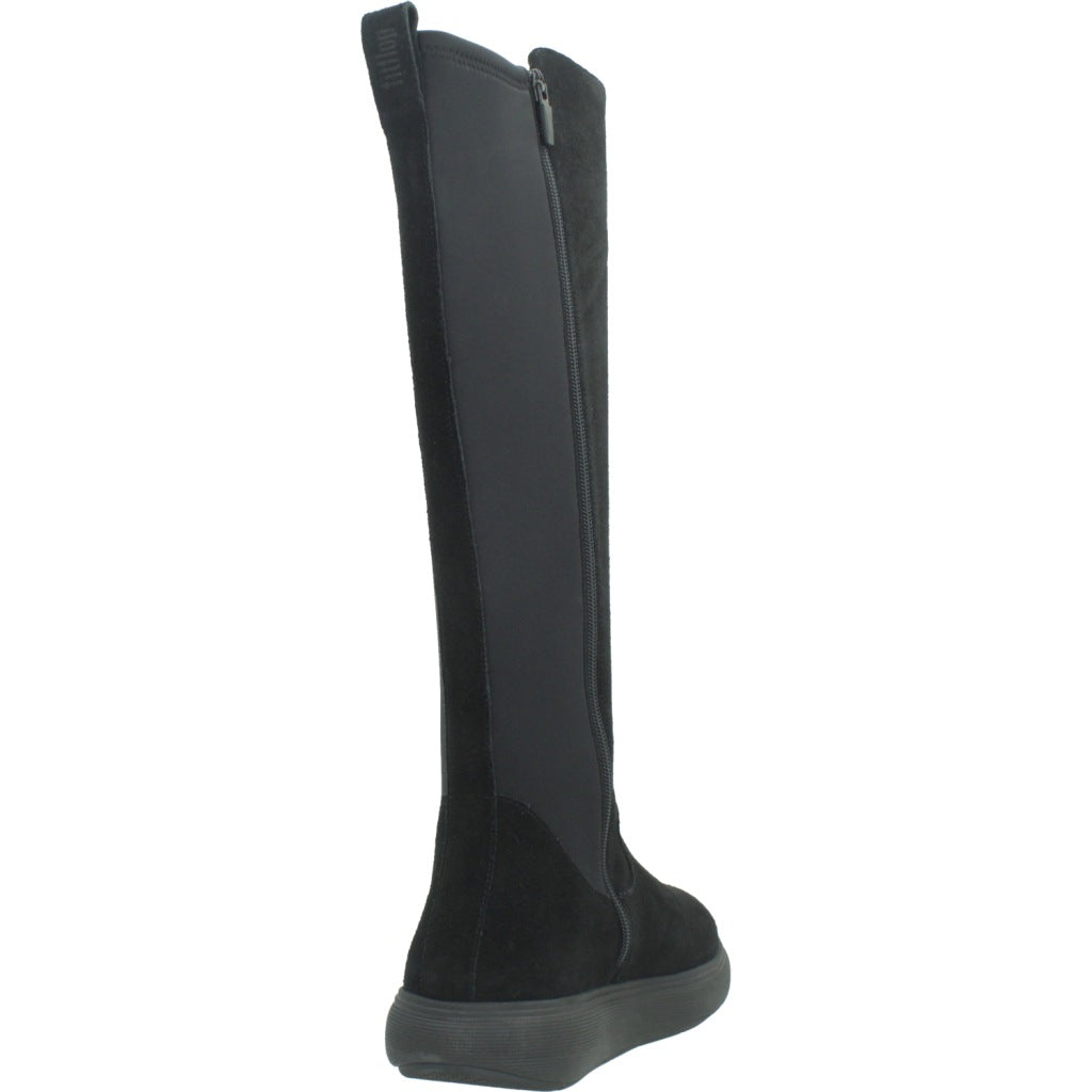 FITFLOP IQ-COMFF SUEDE HIGH BOOTS en color NEGRO  (3)