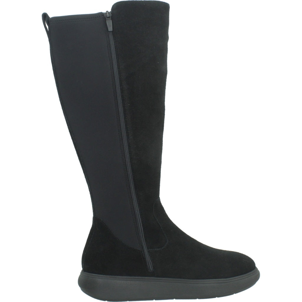 FITFLOP IQ-COMFF SUEDE HIGH BOOTS en color NEGRO  (4)