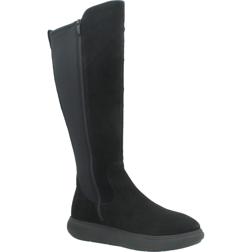 FITFLOP IQ-COMFF SUEDE HIGH BOOTS en color NEGRO  (5)