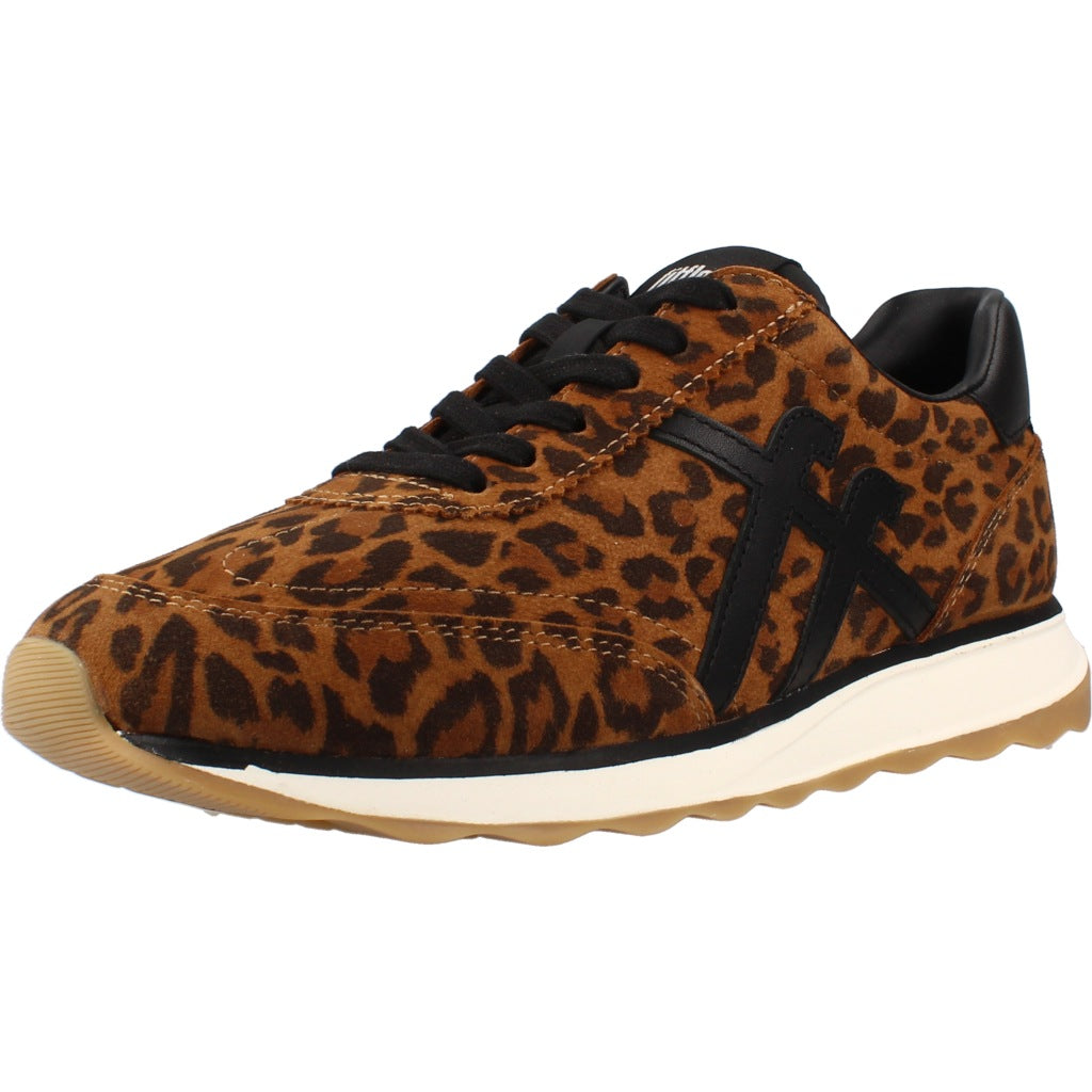 FITFLOP RETRO-Q FF SUEDE LEOPARD TRAINERS en color ANIMAL PRINT  (1)