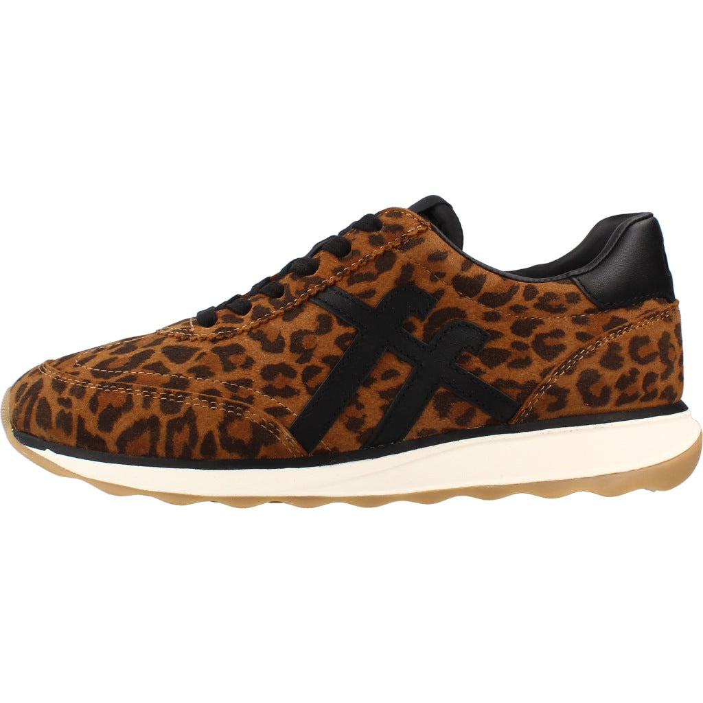 FITFLOP RETRO-Q FF SUEDE LEOPARD TRAINERS en color ANIMAL PRINT  (2)