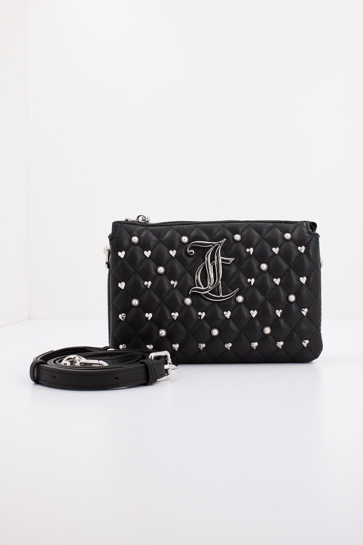 JUICY COUTURE ALYSSA PEARLS CROSS en color NEGRO  (1)