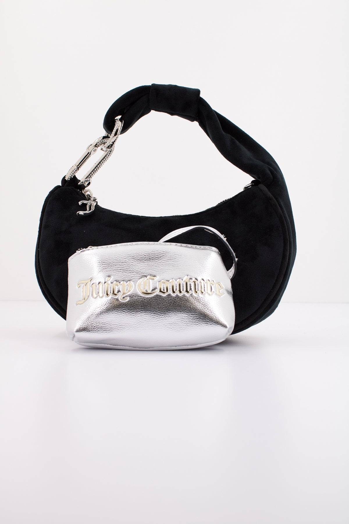 JUICY COUTURE BLOSSOM SMALL HOBO en color NEGRO  (4)