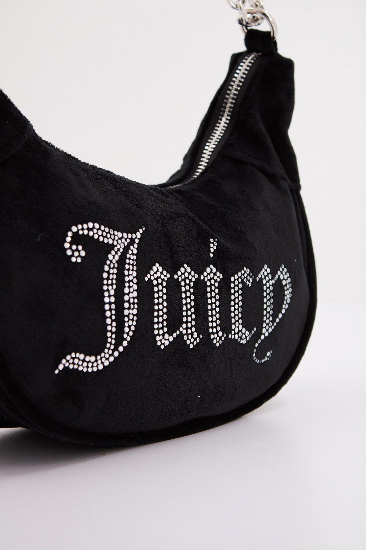 JUICY COUTURE KIMBERLY SMALL HOBO en color NEGRO  (4)