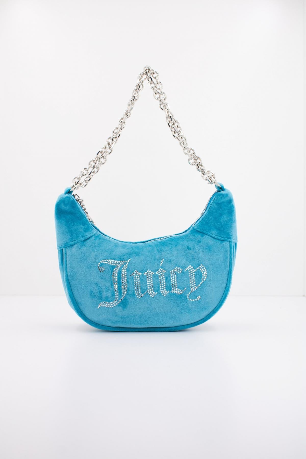 JUICY COUTURE KIMBERLY SMALL HOBO en color AZUL  (1)