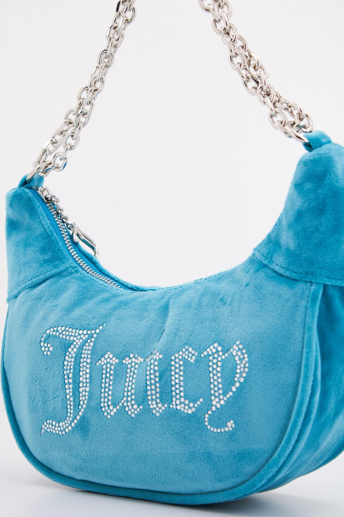 JUICY COUTURE KIMBERLY SMALL HOBO en color AZUL  (4)