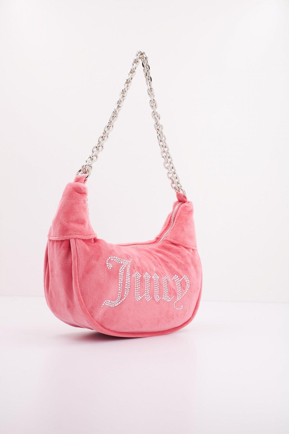 JUICY COUTURE KIMBERLY SMALL HOBO en color ROSA  (2)