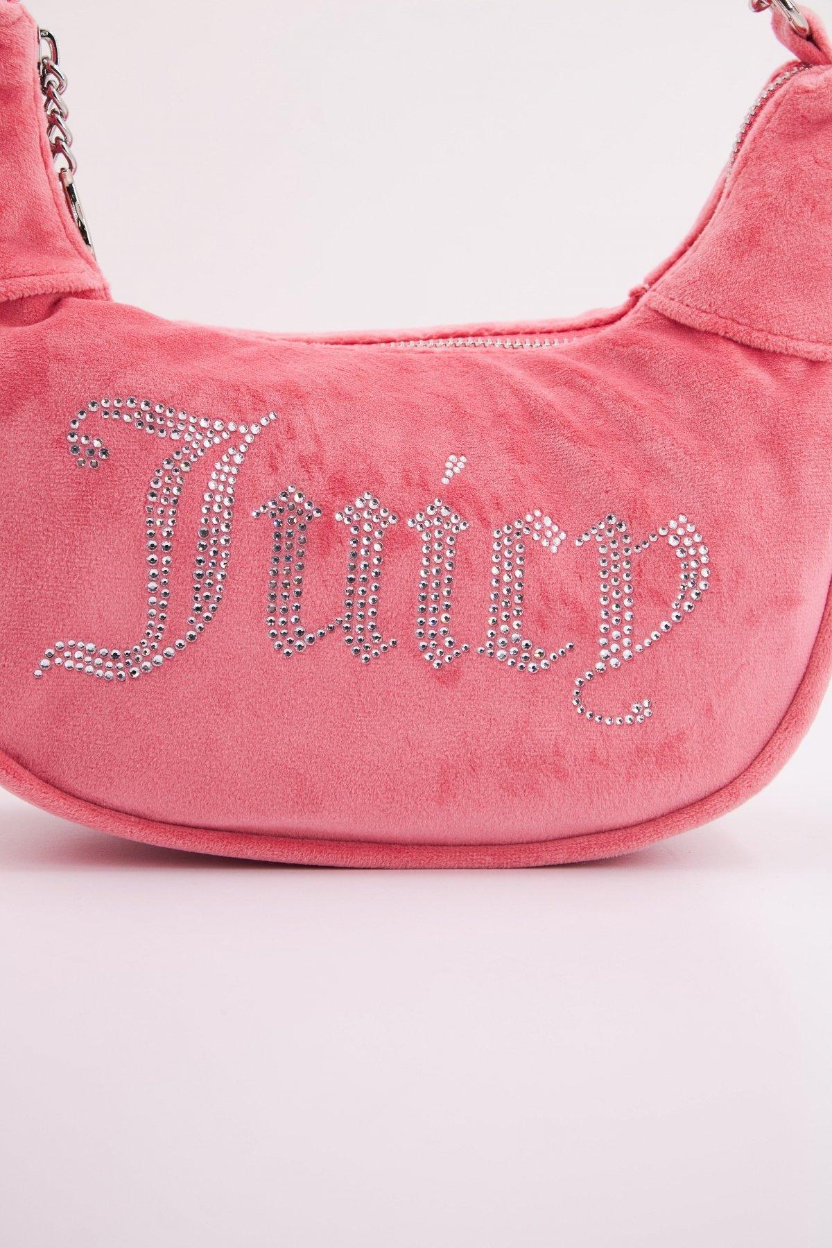 JUICY COUTURE KIMBERLY SMALL HOBO en color ROSA  (4)