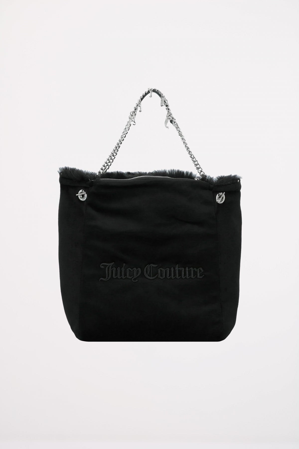 JUICY COUTURE ISABELLE REVERSIBLE BAG FAKE en color NEGRO  (2)
