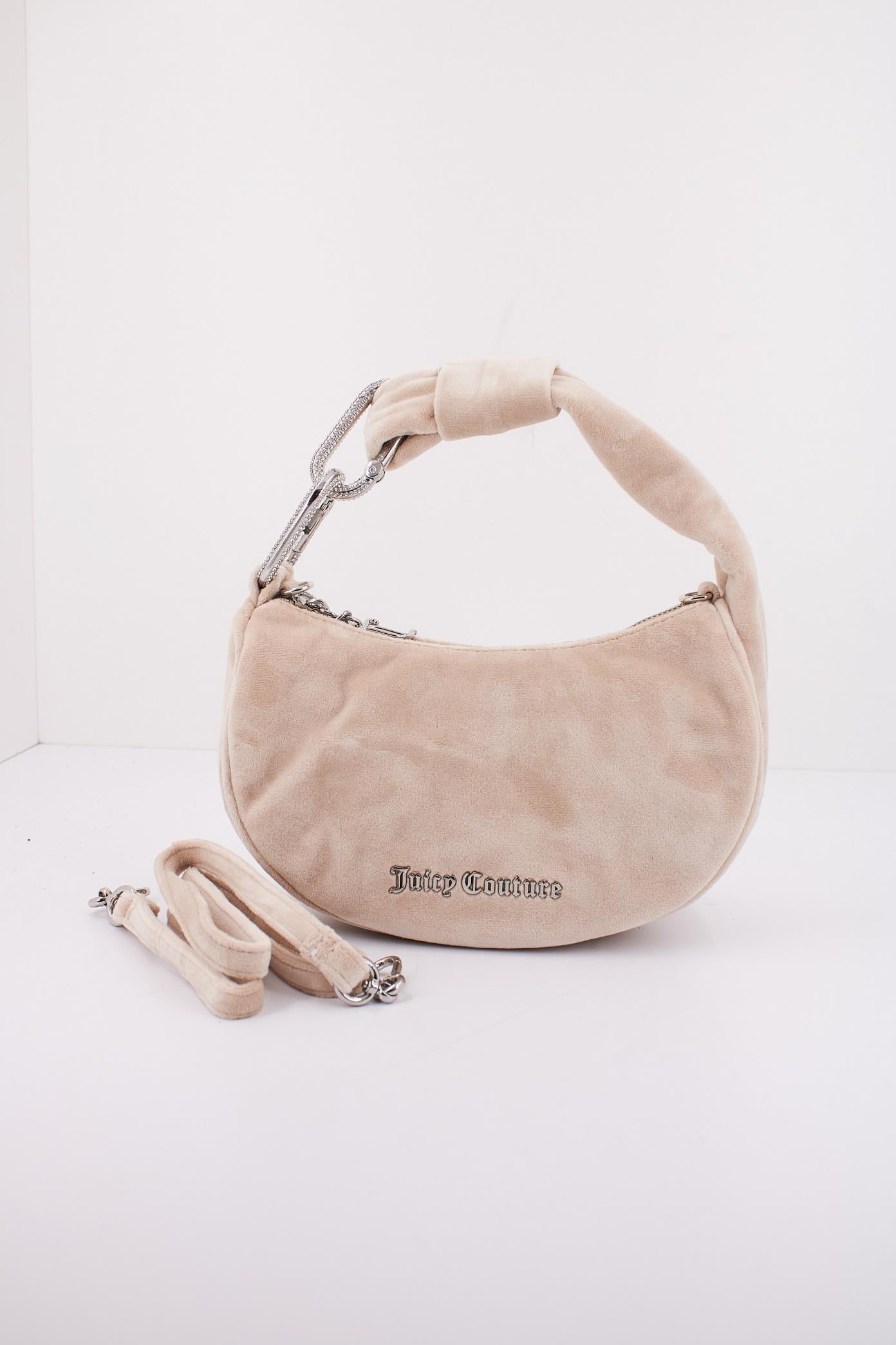 JUICY COUTURE BLOSSOM SMALL HOBO en color MARRON CLARO  (1)