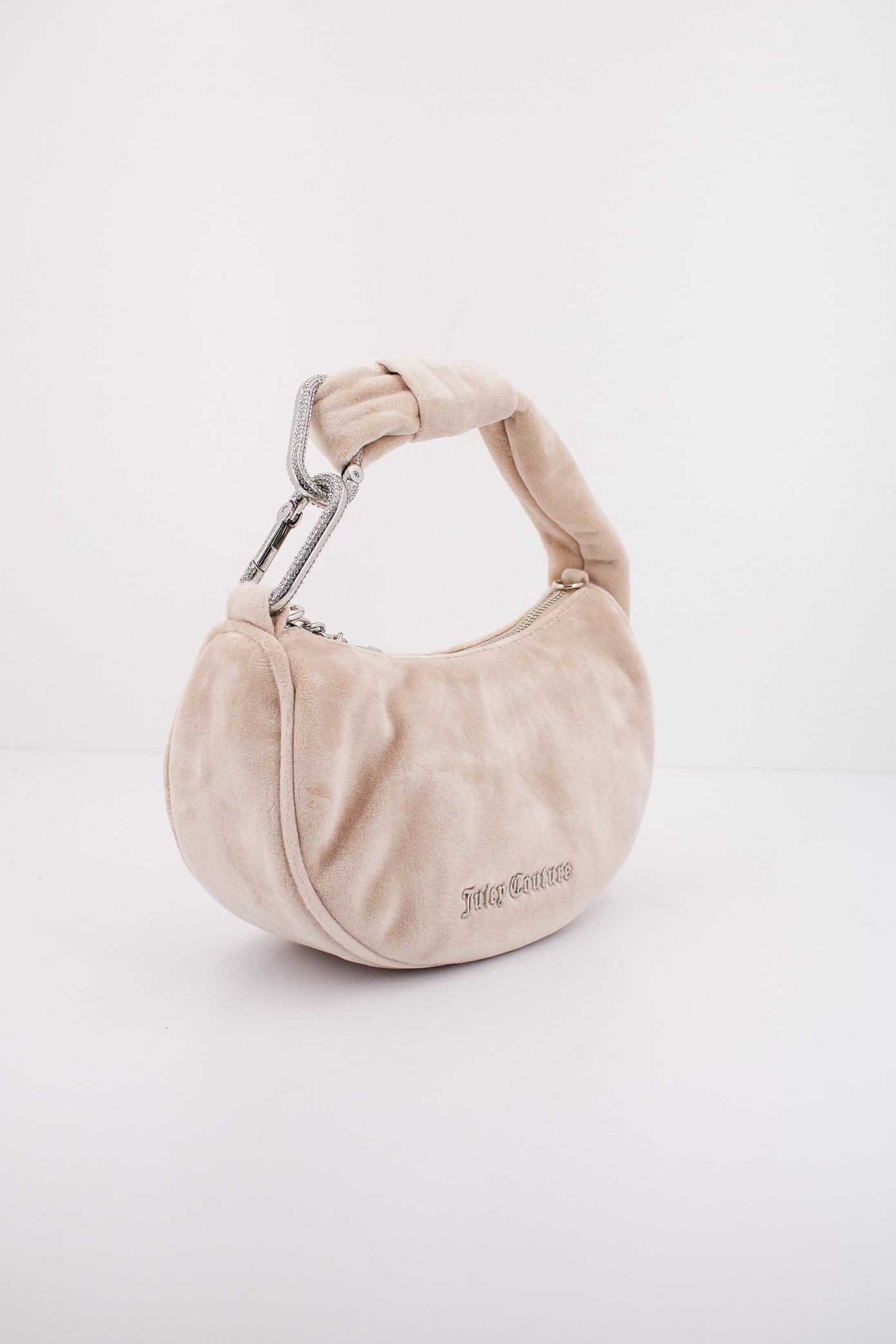 JUICY COUTURE BLOSSOM SMALL HOBO en color MARRON CLARO  (2)
