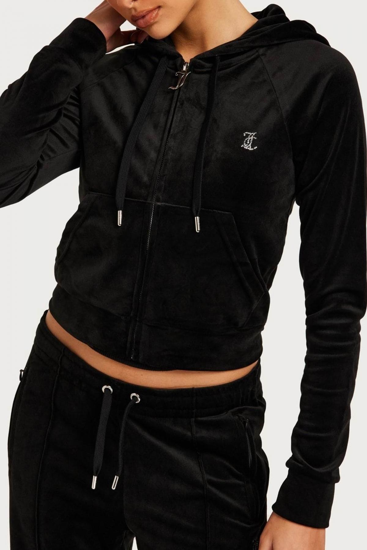JUICY COUTURE MADISON HOODIES CLA en color NEGRO  (1)