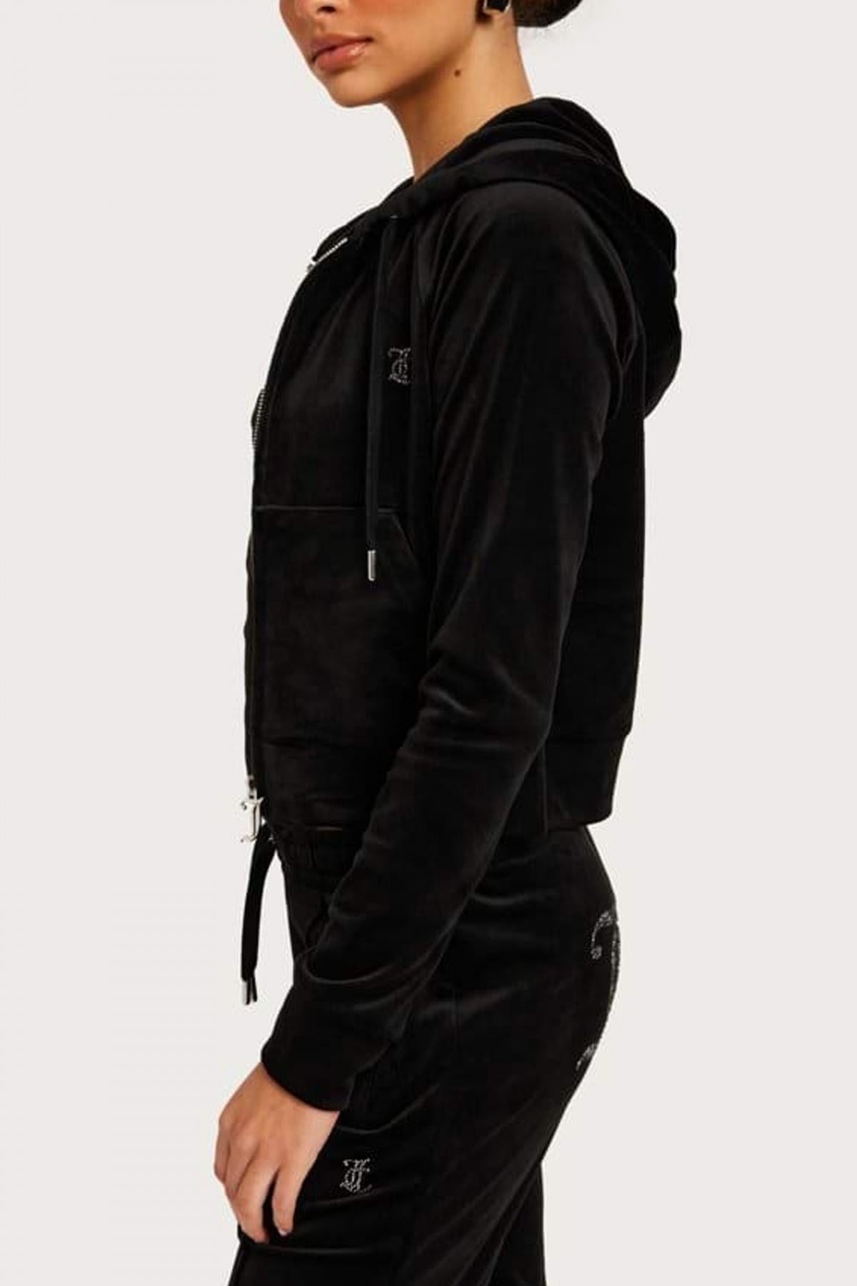 JUICY COUTURE MADISON HOODIES CLA en color NEGRO  (2)