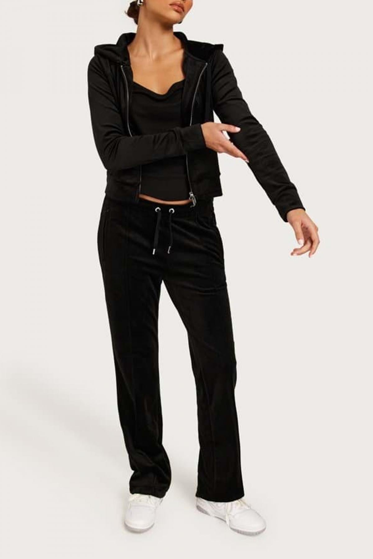 JUICY COUTURE MADISON HOODIES CLA en color NEGRO  (4)