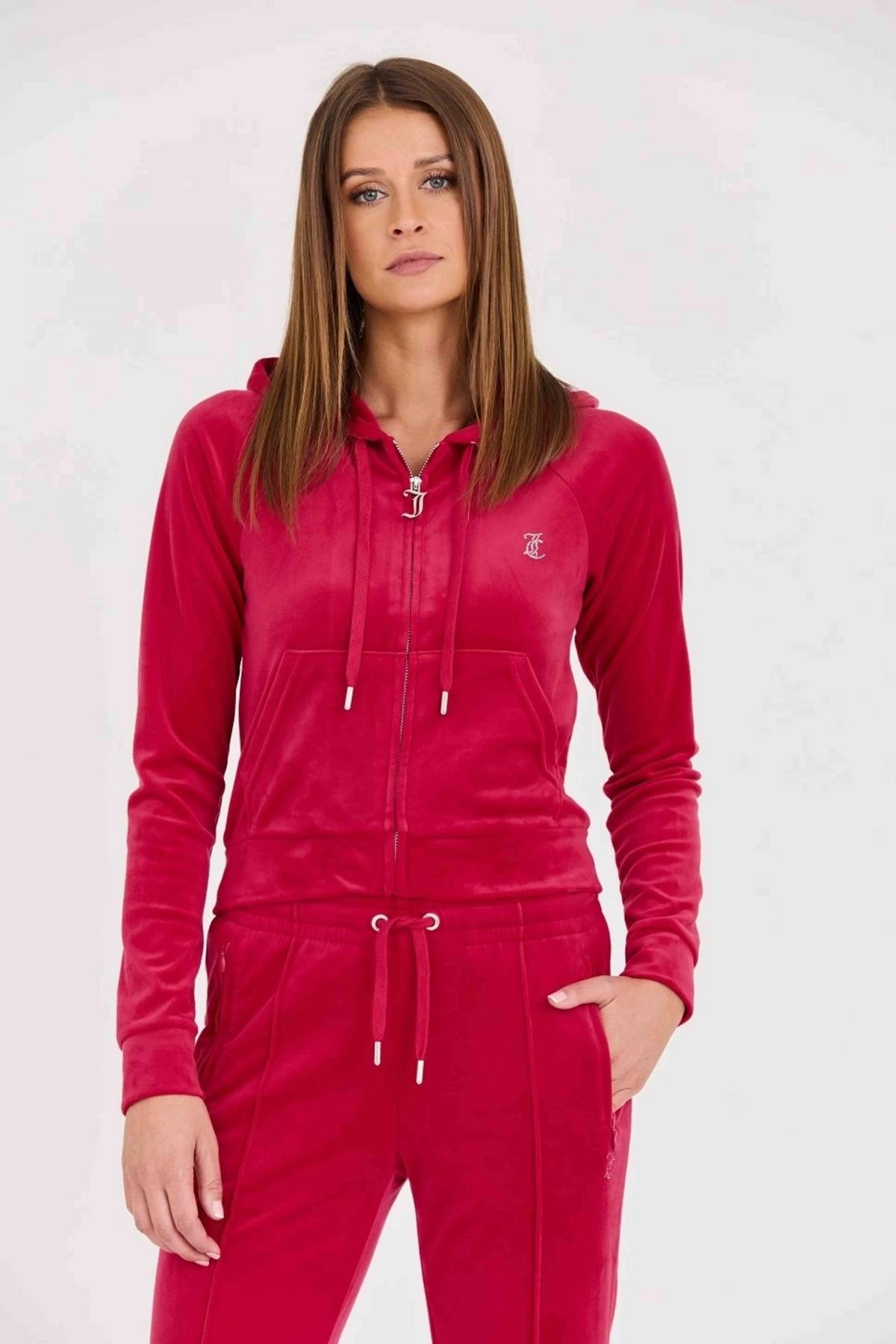 JUICY COUTURE MADISON HOODIES CLA en color ROSA  (1)