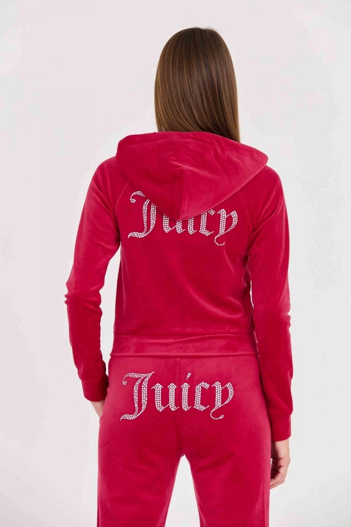 JUICY COUTURE MADISON HOODIES CLA en color ROSA  (2)