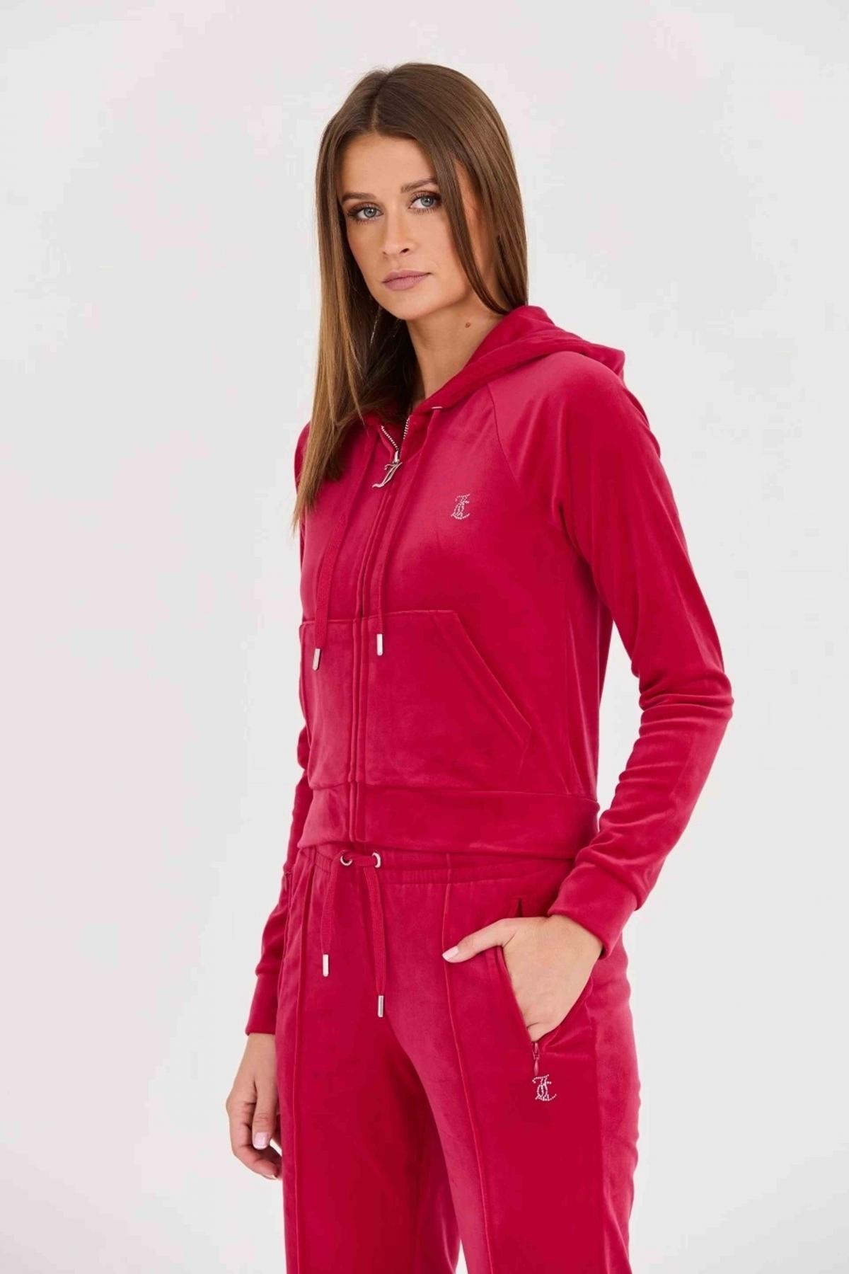 JUICY COUTURE MADISON HOODIES CLA en color ROSA  (3)