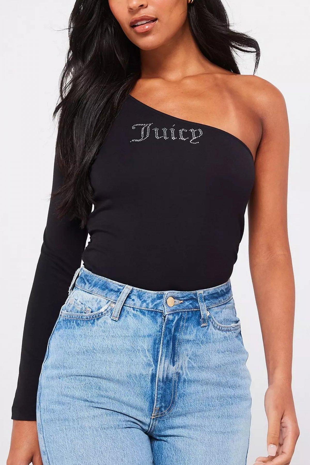 JUICY COUTURE NELLA ASYMMETRIC LS en color NEGRO  (1)