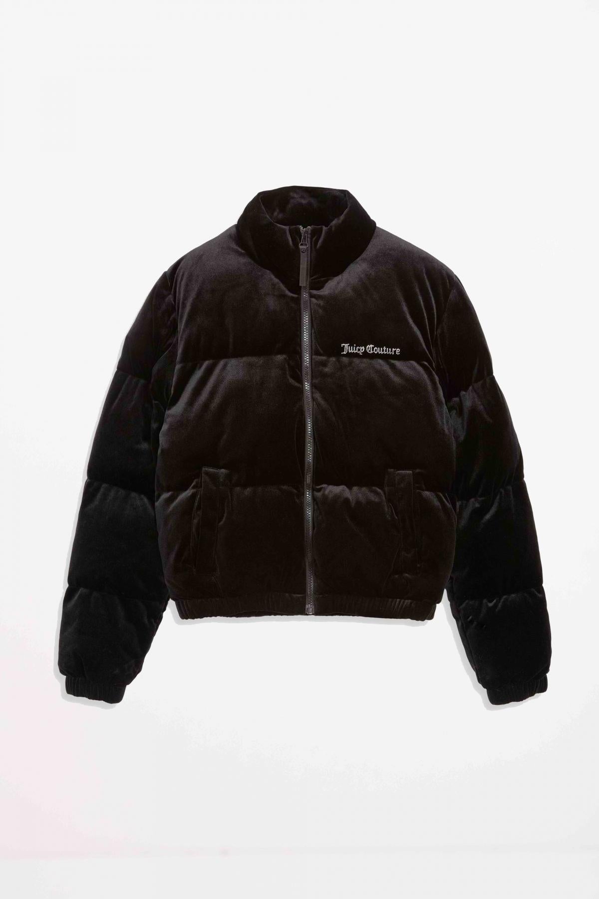 JUICY COUTURE MARGO PUFFA JACKET en color NEGRO  (1)
