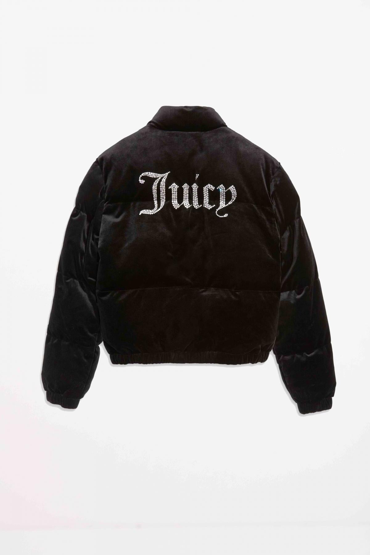 JUICY COUTURE MARGO PUFFA JACKET en color NEGRO  (2)
