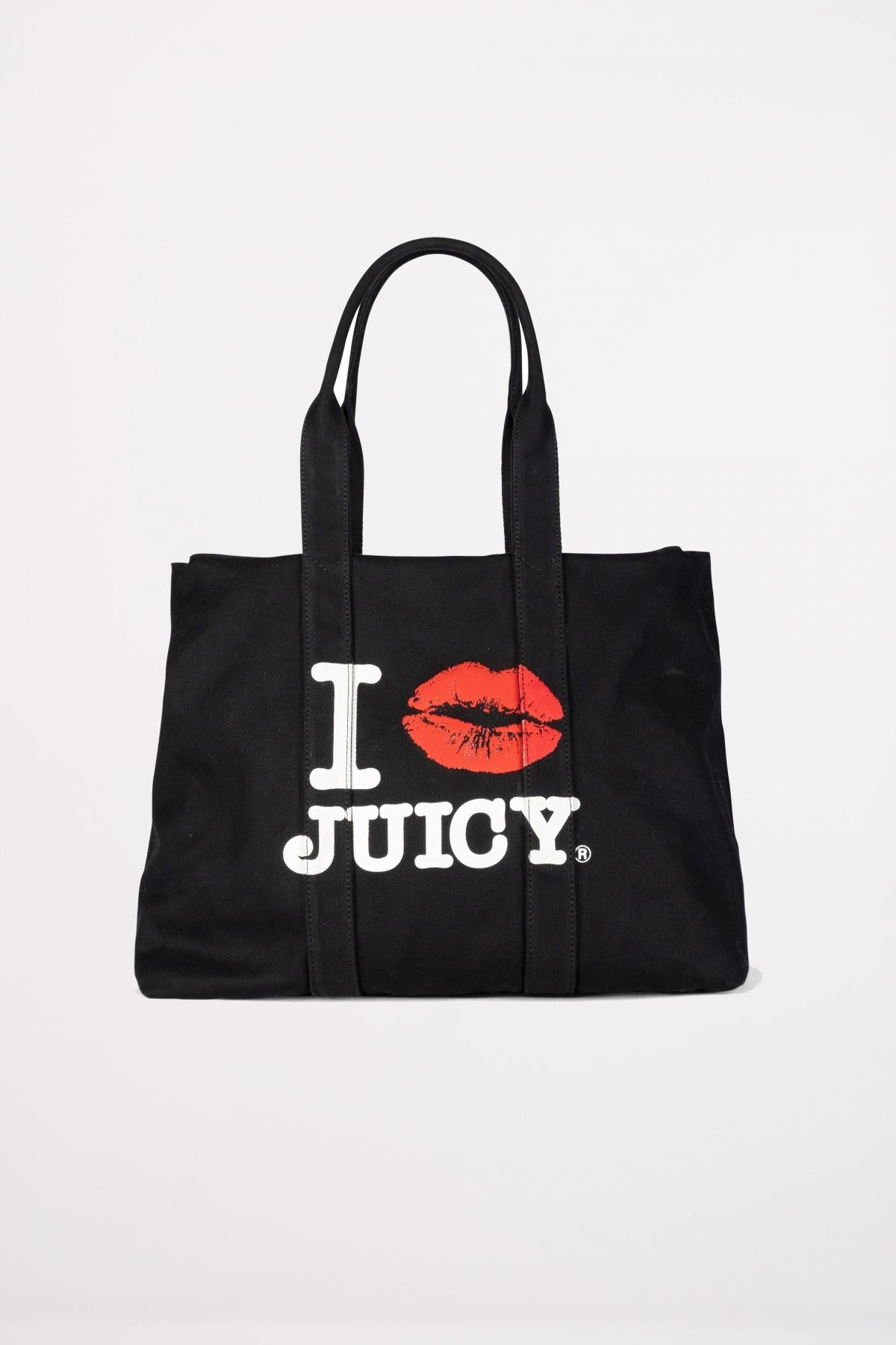 JUICY COUTURE DAISY CANVAS L SHOP en color NEGRO  (1)