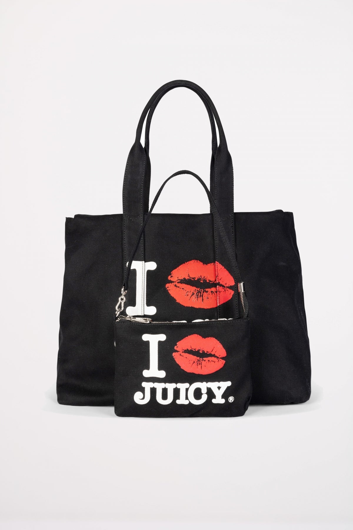 JUICY COUTURE DAISY CANVAS L SHOP en color NEGRO  (4)