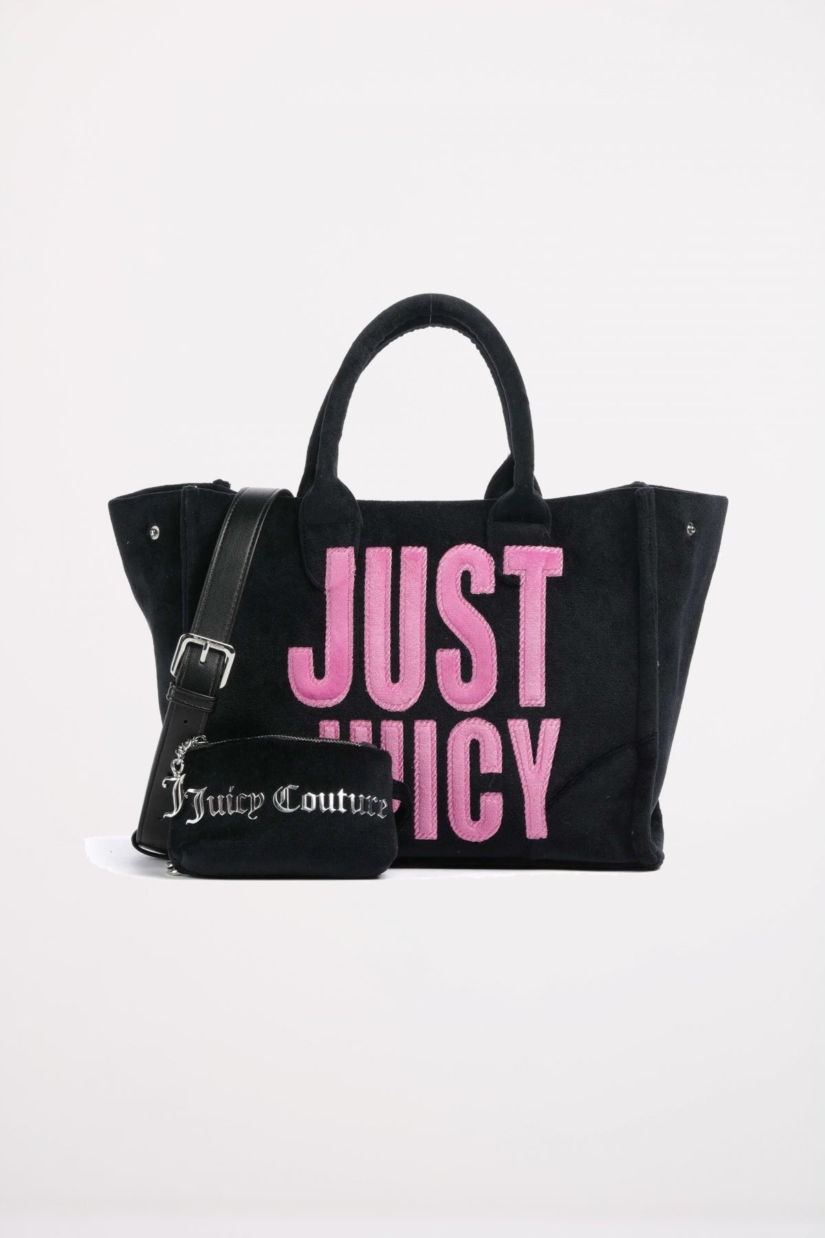 JUICY COUTURE IRIS PATCH VELVET M en color NEGRO  (1)