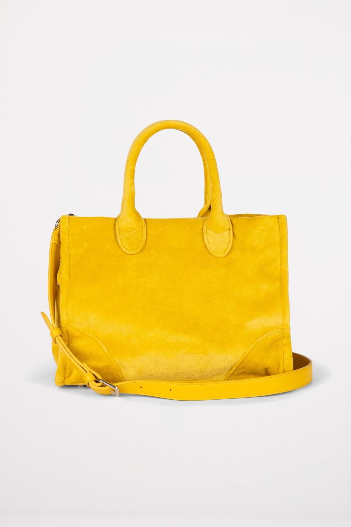 JUICY COUTURE IRIS PATCH VELVET M en color AMARILLO  (2)
