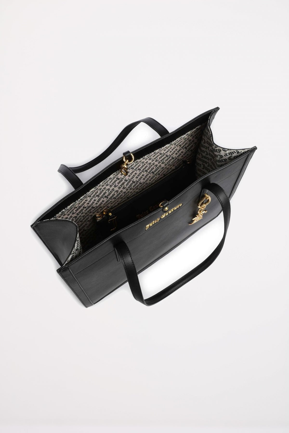 JUICY COUTURE LILY LARGE SHOPPING en color NEGRO  (4)