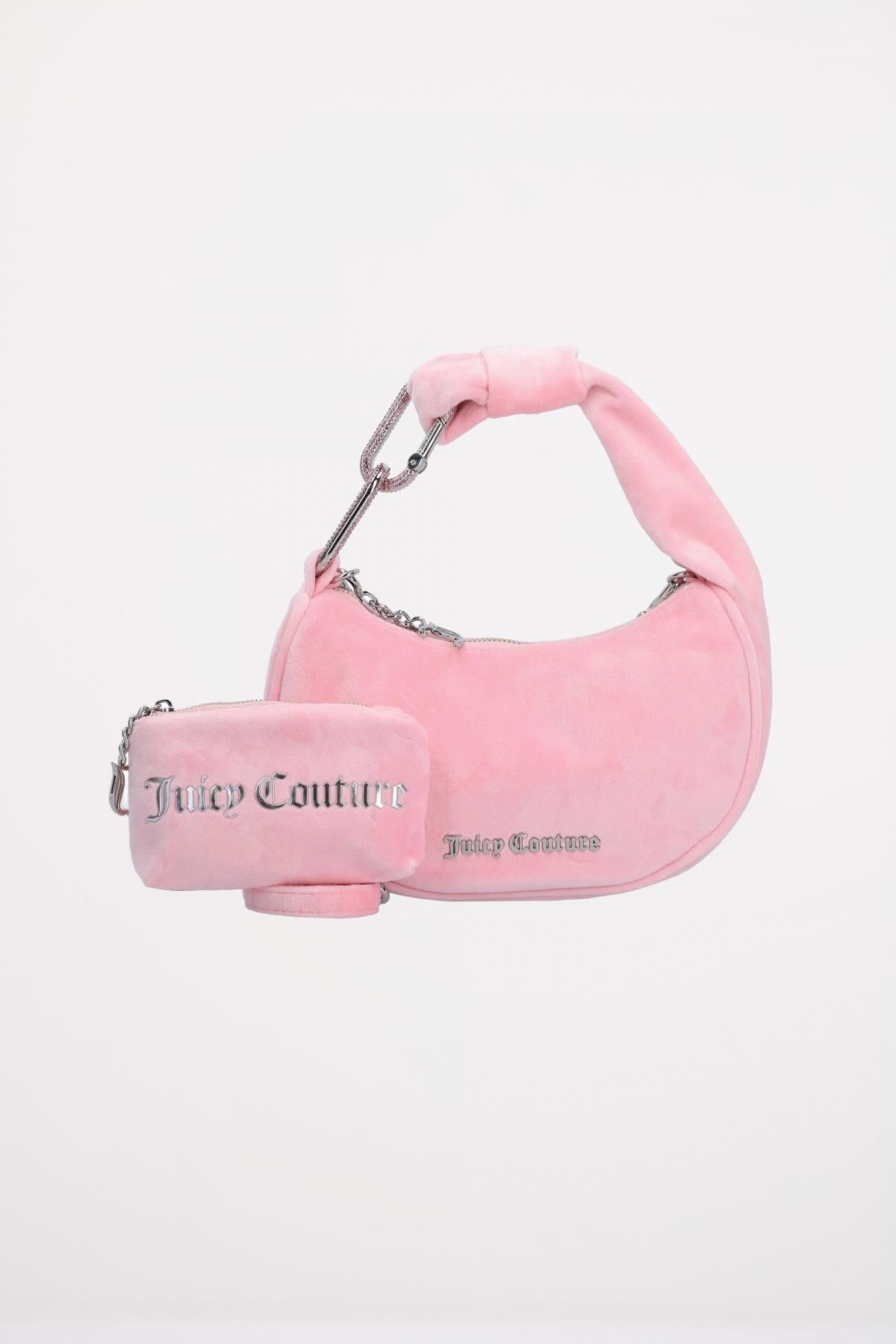 JUICY COUTURE BLOSSOM SMALL HOBO en color ROSA  (1)