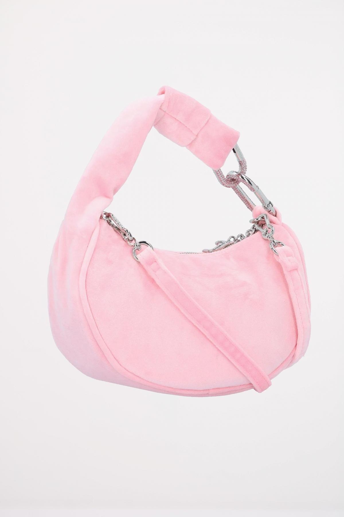 JUICY COUTURE BLOSSOM SMALL HOBO en color ROSA  (4)