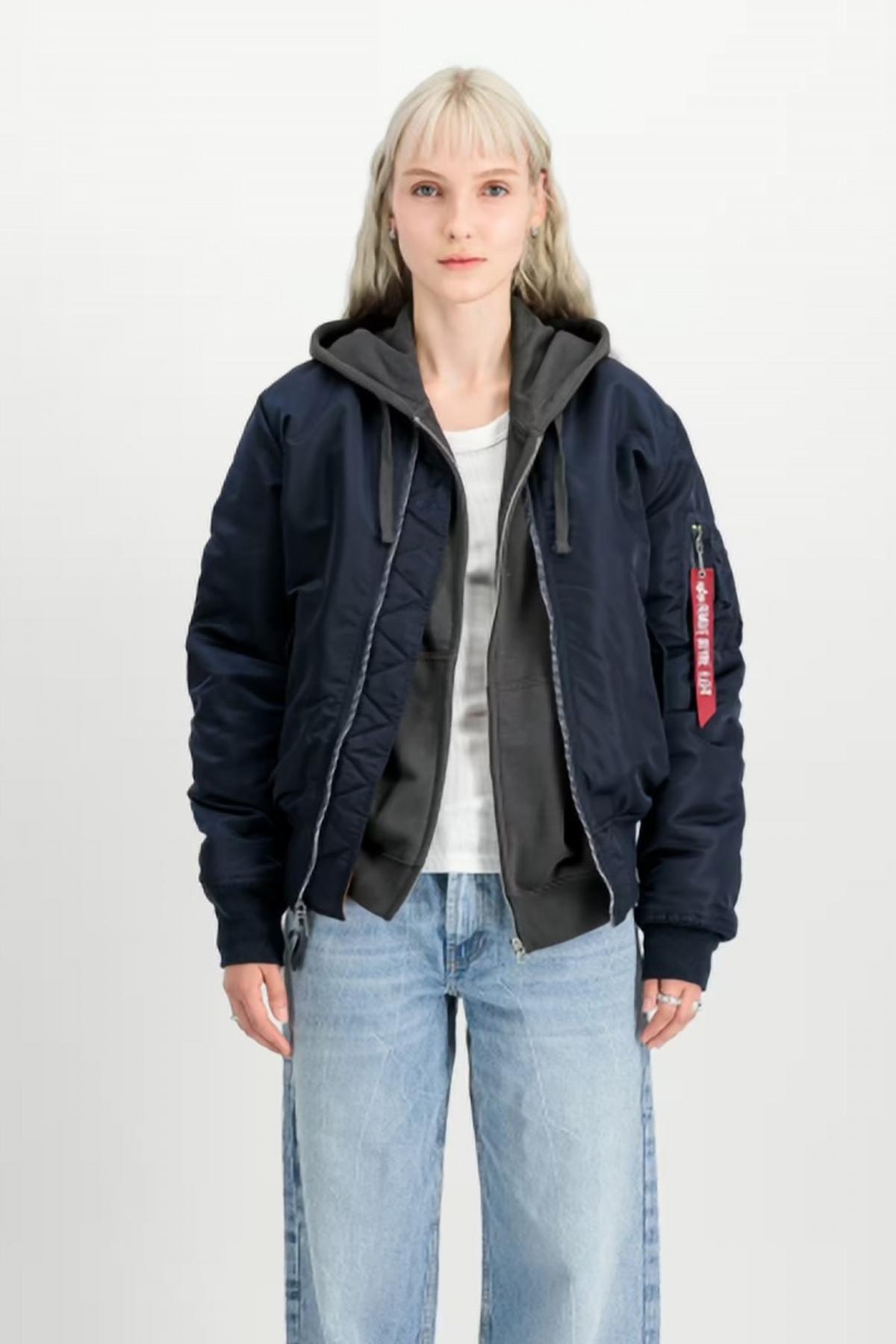 ALPHA INDUSTRIES MA- HERITAGE en color AZUL  (1)