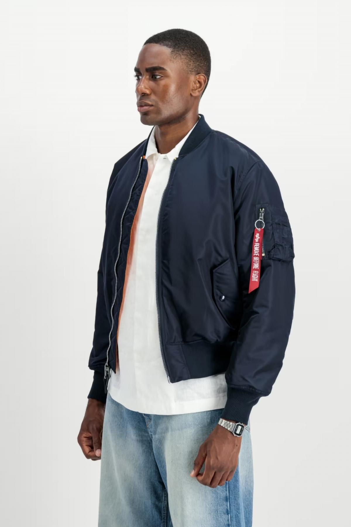 ALPHA INDUSTRIES MA- HERITAGE en color AZUL  (4)