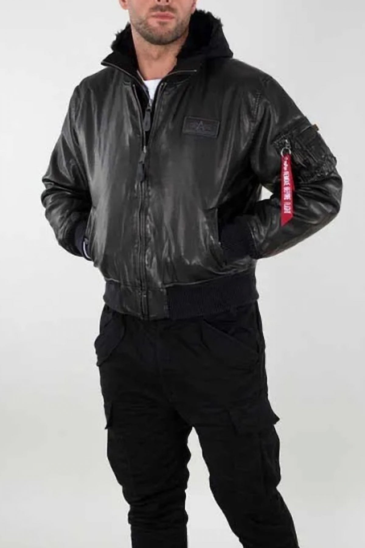 ALPHA INDUSTRIES MA- D-TEC FL en color NEGRO  (4)