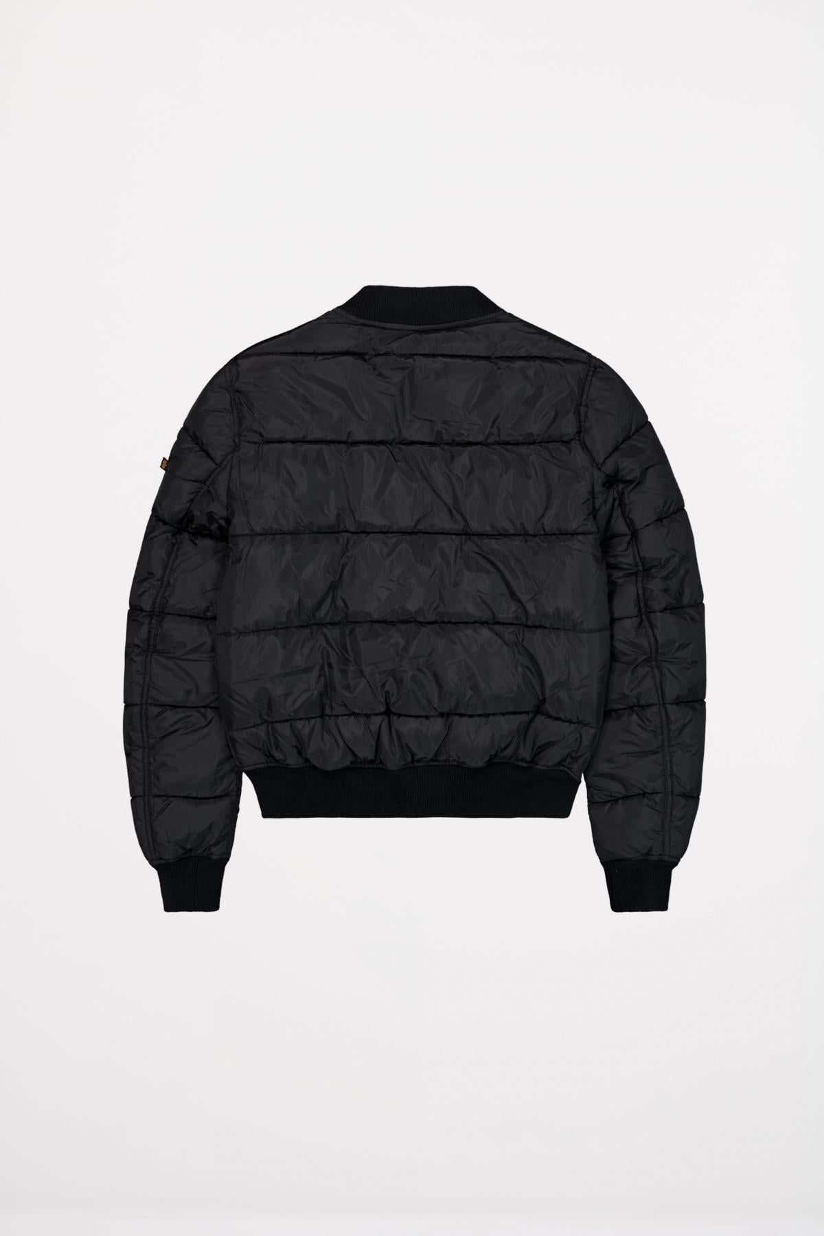 ALPHA INDUSTRIES MA- PUFFER BOMBER en color NEGRO  (2)