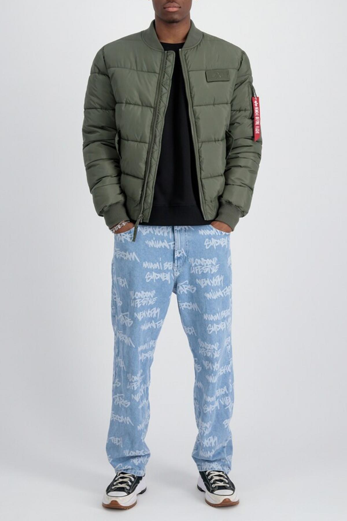 ALPHA INDUSTRIES MA- PUFFER BOMBER en color VERDE  (4)