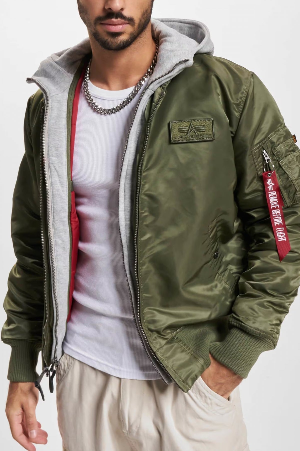 ALPHA INDUSTRIES MA- D-TEC en color VERDE  (3)