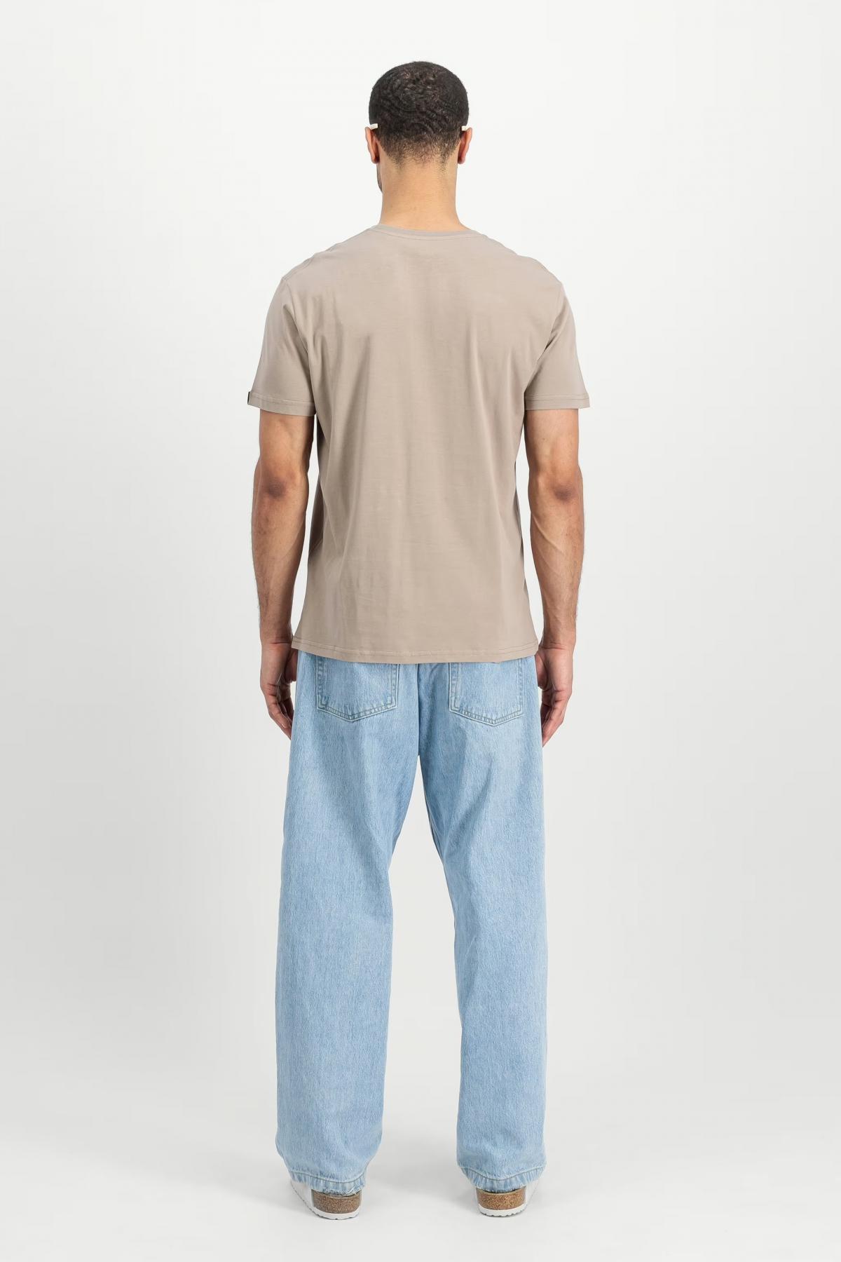 ALPHA INDUSTRIES T-SHIRT en color MARRON  (4)