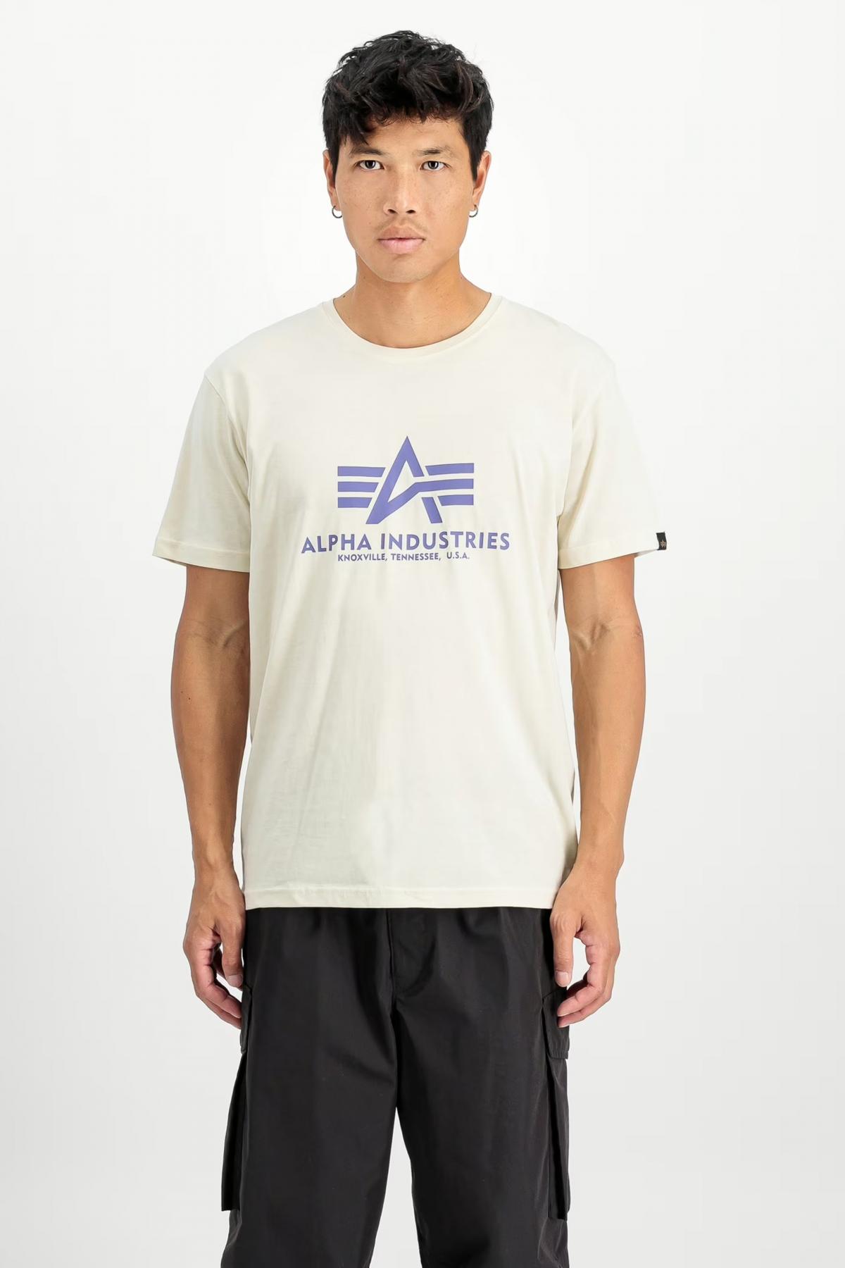 ALPHA INDUSTRIES  T-SHIRT en color BEIS  (1)