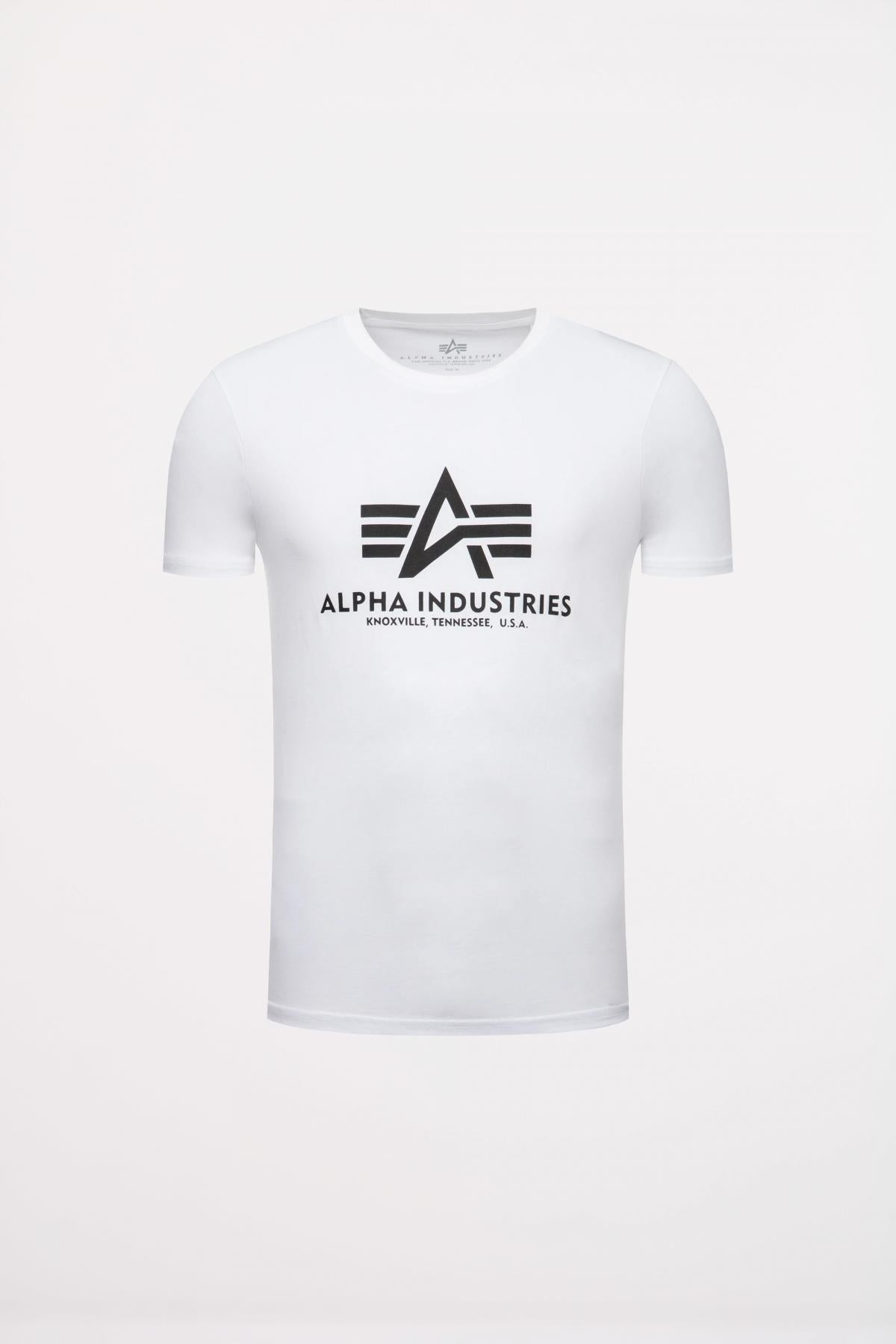 ALPHA INDUSTRIES BASIC T-SHIRT en color BLANCO  (2)