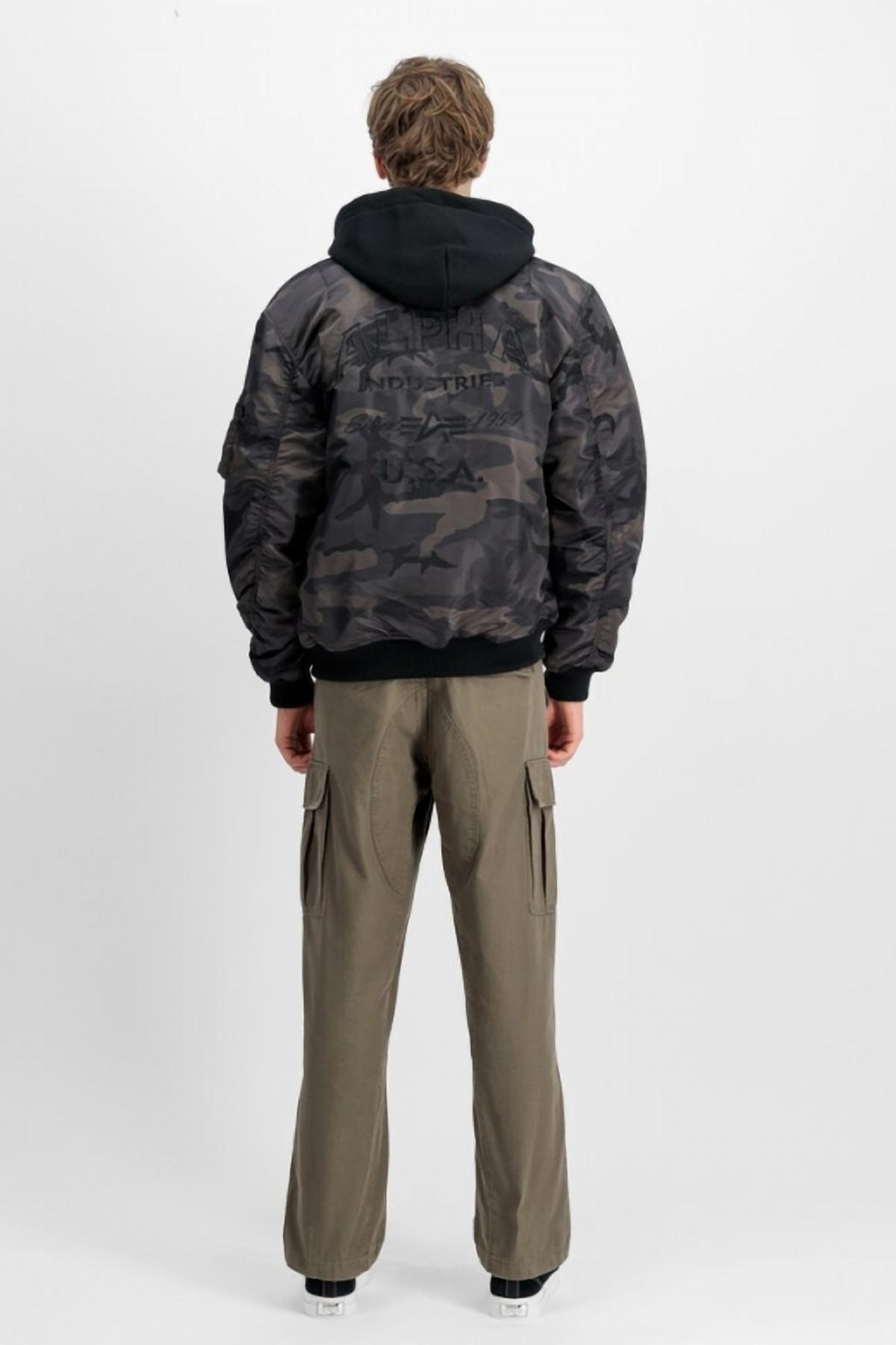 ALPHA INDUSTRIES MA- ZH en color NEGRO  (5)