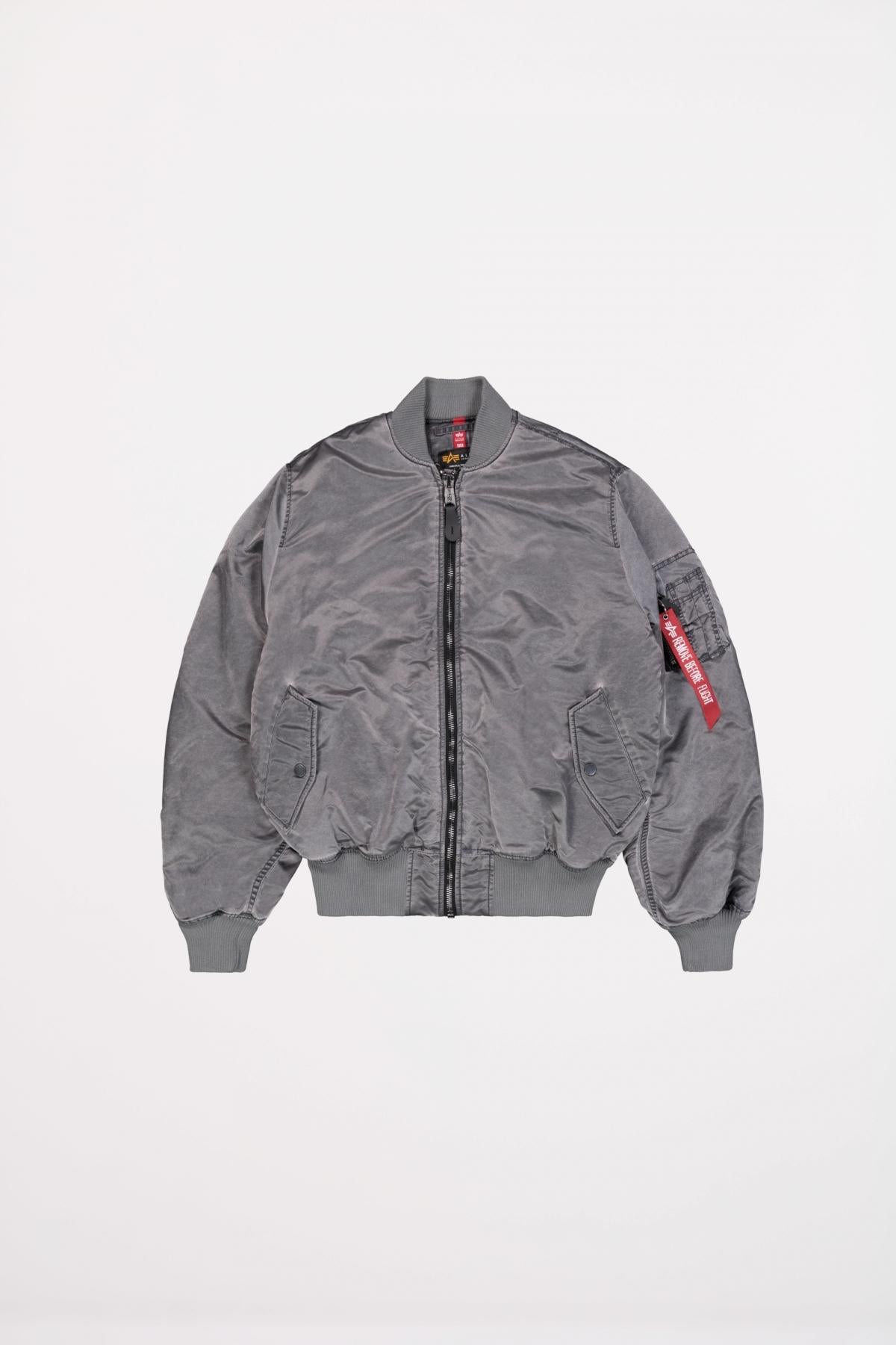 ALPHA INDUSTRIES MA- VINTAGE en color GRIS  (2)