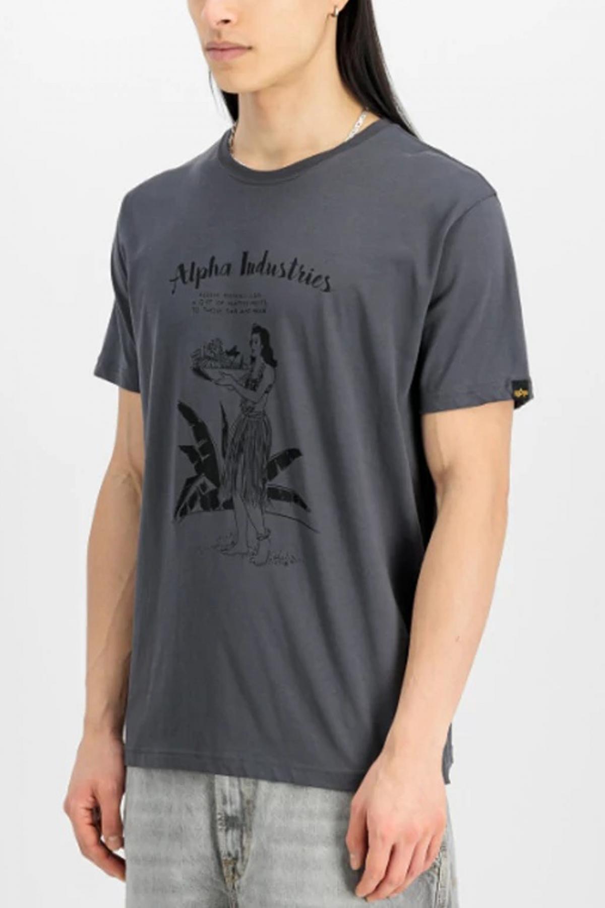 ALPHA INDUSTRIES HAWAII T en color GRIS  (1)