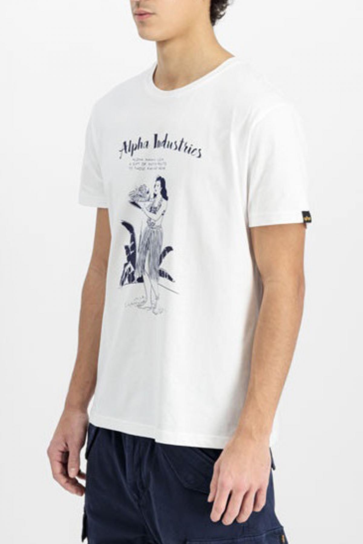 ALPHA INDUSTRIES HAWAII T en color BLANCO  (1)