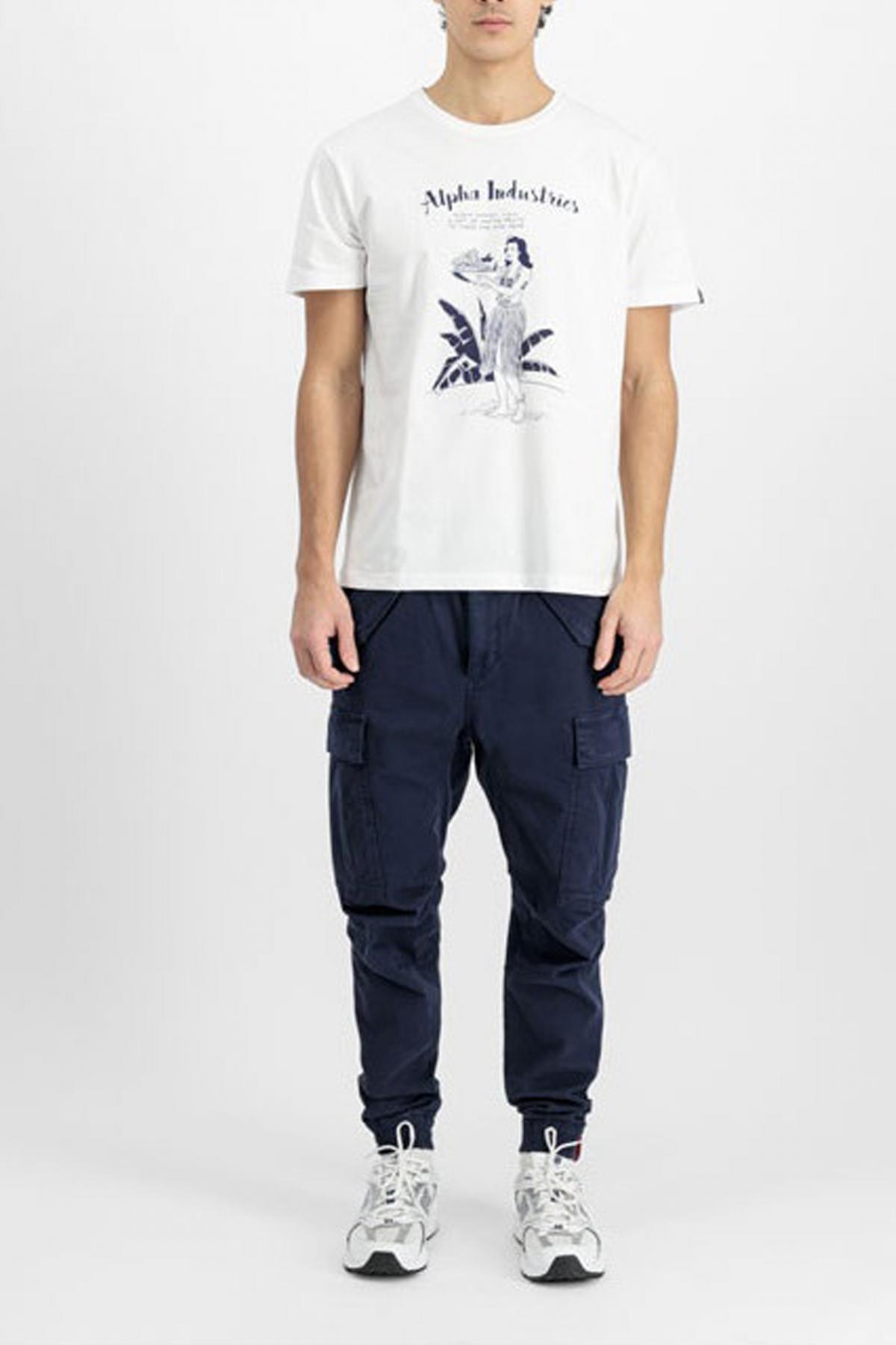 ALPHA INDUSTRIES HAWAII T en color BLANCO  (3)