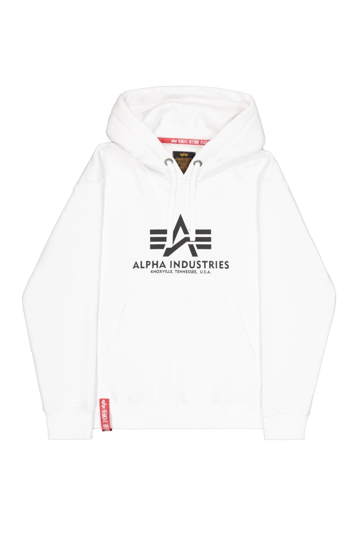 ALPHA INDUSTRIES THE BASIC HOODIE en color BLANCO  (4)