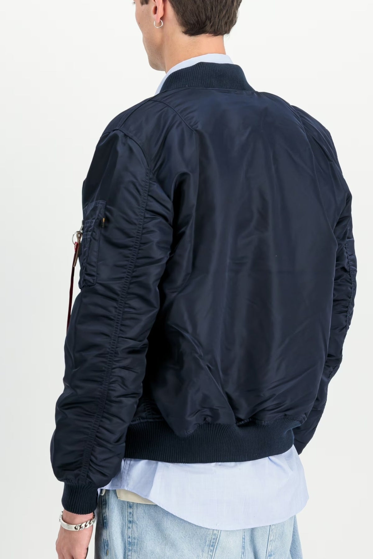 ALPHA INDUSTRIES THE MA- VF  BOMBER JACKET en color AZUL  (3)