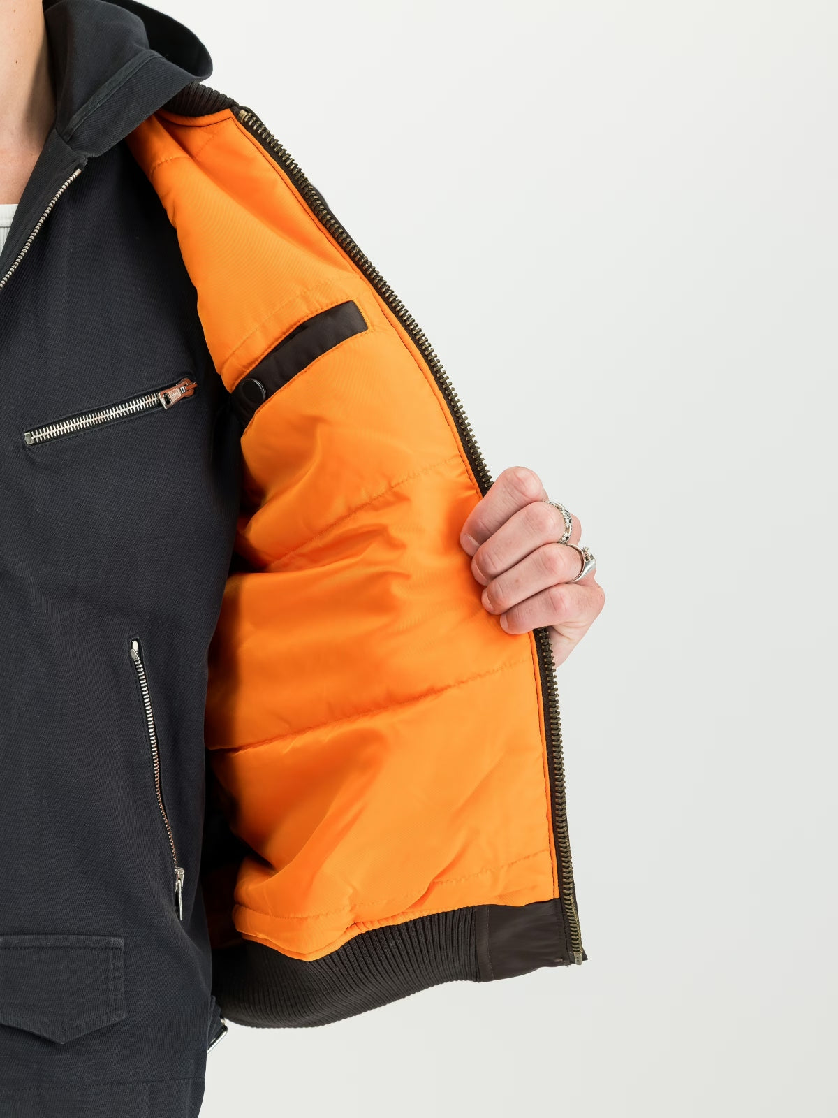 ALPHA INDUSTRIES THE MA- VF  BOMBER JACKET en color MARRON  (5)