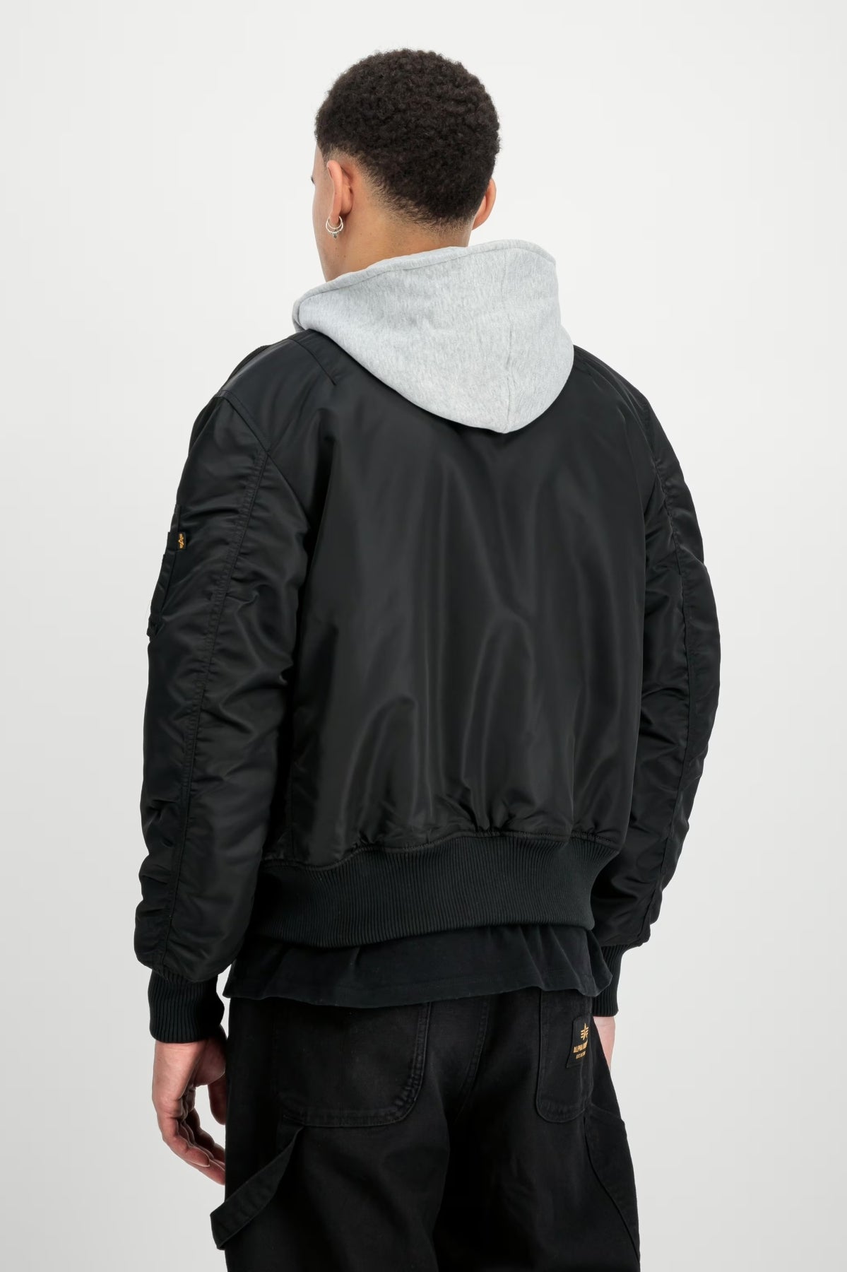 ALPHA INDUSTRIES MA- D-TEC SE BOMBER JACKET en color NEGRO  (3)
