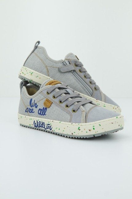 GEOX  J ALONISSO BOY en color GRIS  (1)